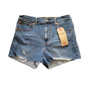 Levi's High Rise Denim Shorts Size 10 NWT